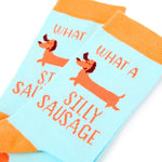 What a silly sausage - funny dachshund socks | Laughing Sisters UK