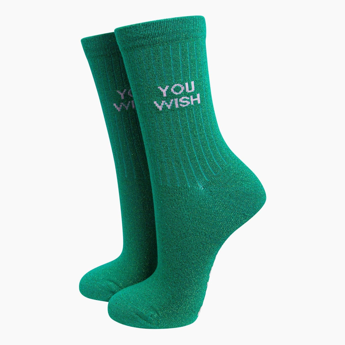 You Wish Glitter Socks - funny socks for women | Laughing Sisters UK