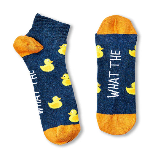 What the duck - funny duck socks | Laughing Sisters UK