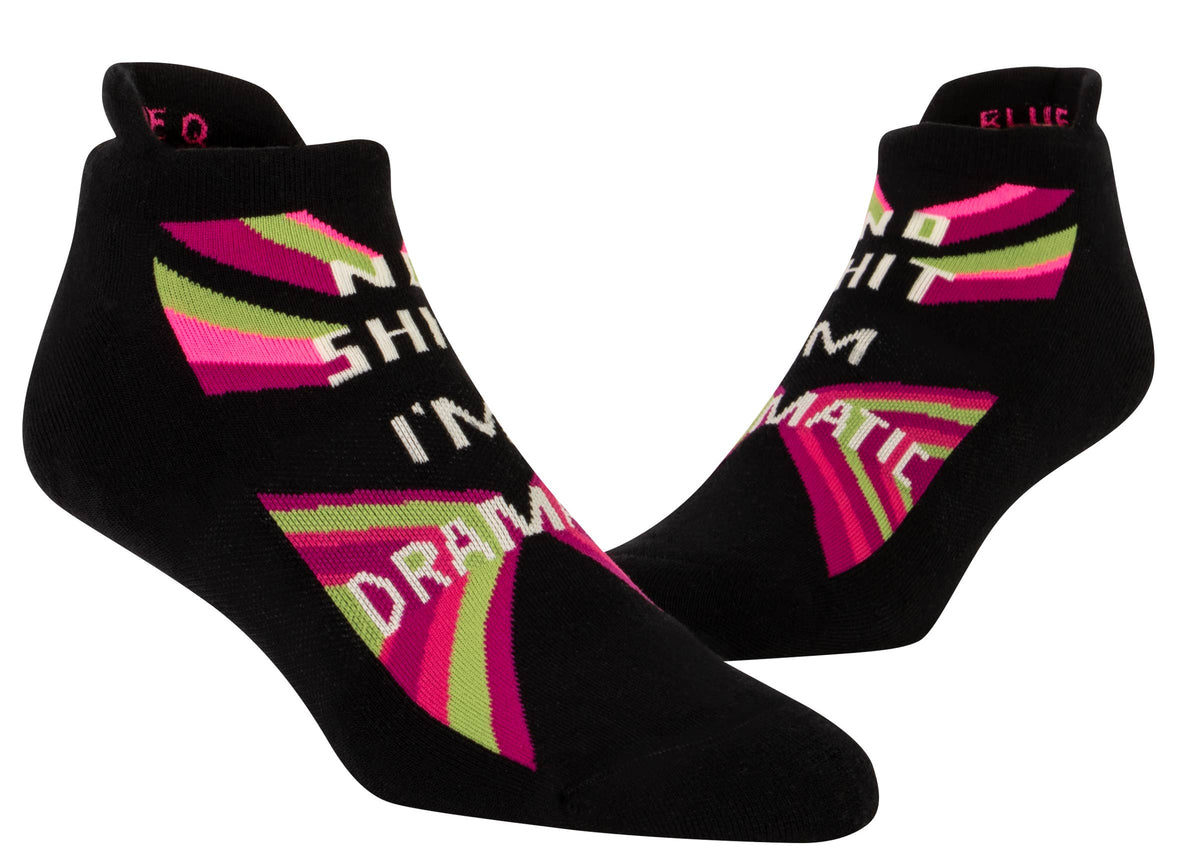 No Shit I'm Dramatic - Funny Women's Trainer Socks | Laughing Sisters UK