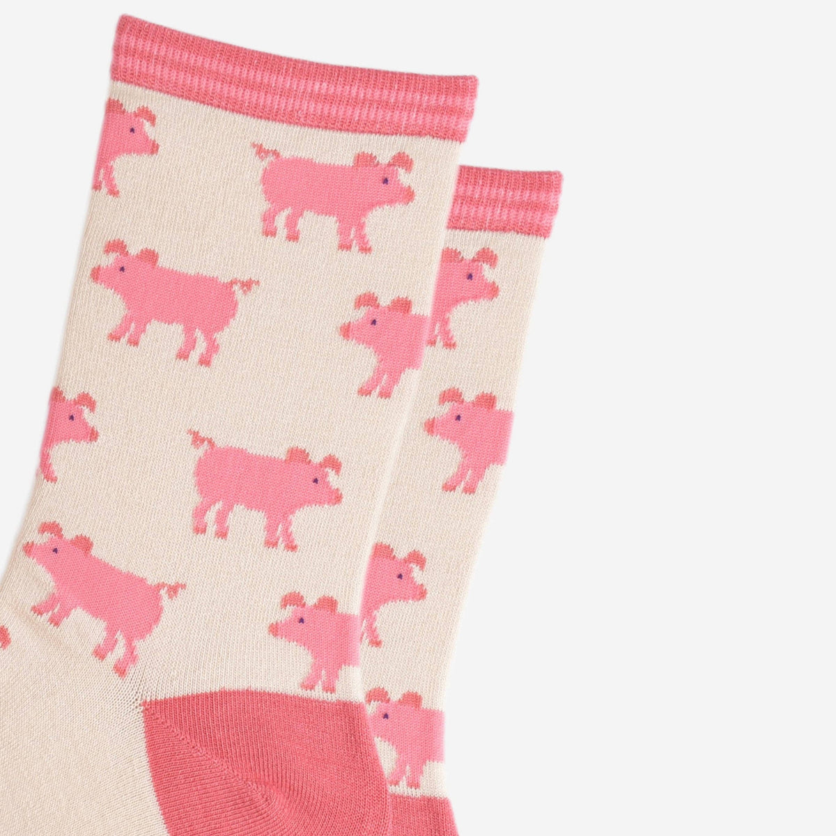 Pink Pig Women's Bamboo Socks | Laughing Sisters UK