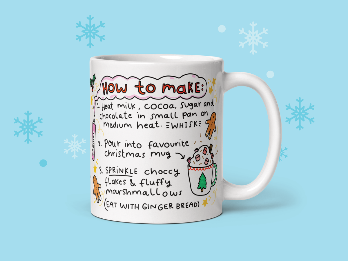 The Best Christmas Cocoa Recipe Mug | Laughing Sisters UK