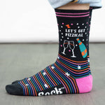 Let's Get Fizzical - Funny Women's Socks | Laughing Sisters UK
