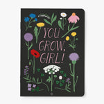 'You Grow Girl' Notebook | Laughing Sisters UK