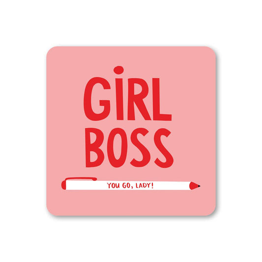 Girl boss drinks coaster | Laughing Sisters UK