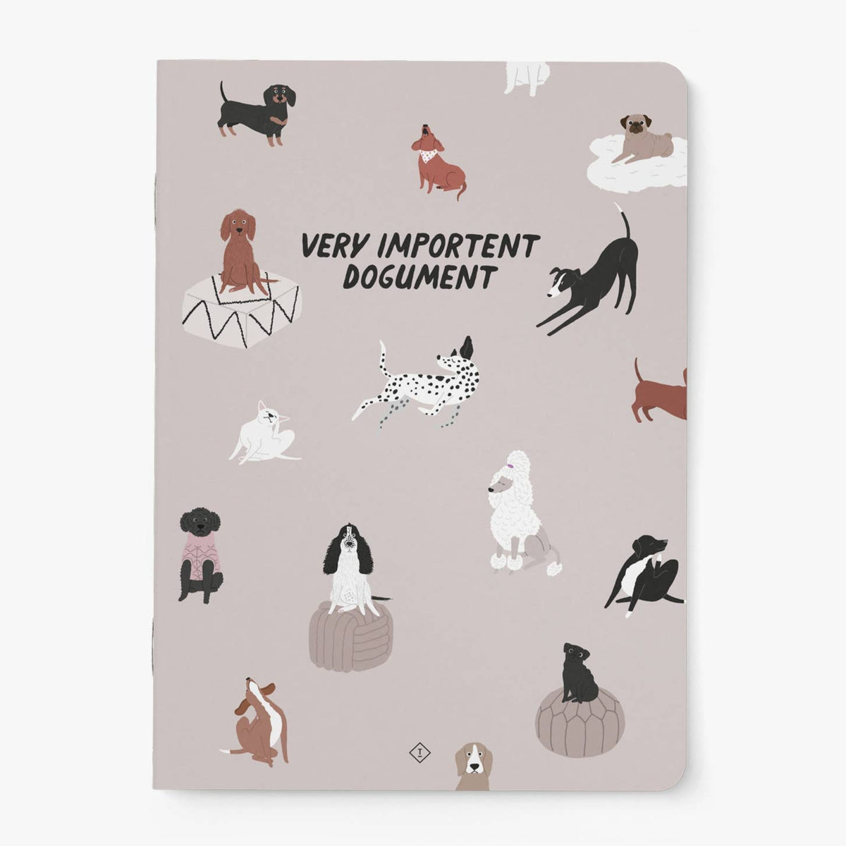 'Very Important Dogument' Notebook | Laughing Sisters UK