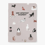 'Very Important Dogument' Notebook | Laughing Sisters UK