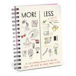 More or Less Self Help Journal by Julia Rothman | Laughing Sisters UK