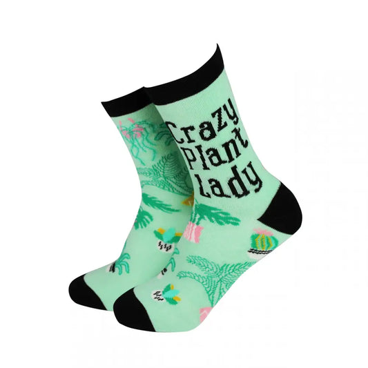 Crazy Plant Lady Bamboo Socks - Socks