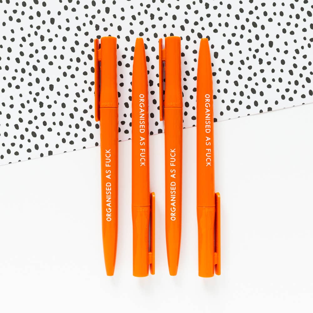 Organised As F*ck Recycled Eco Ballpoint Pen