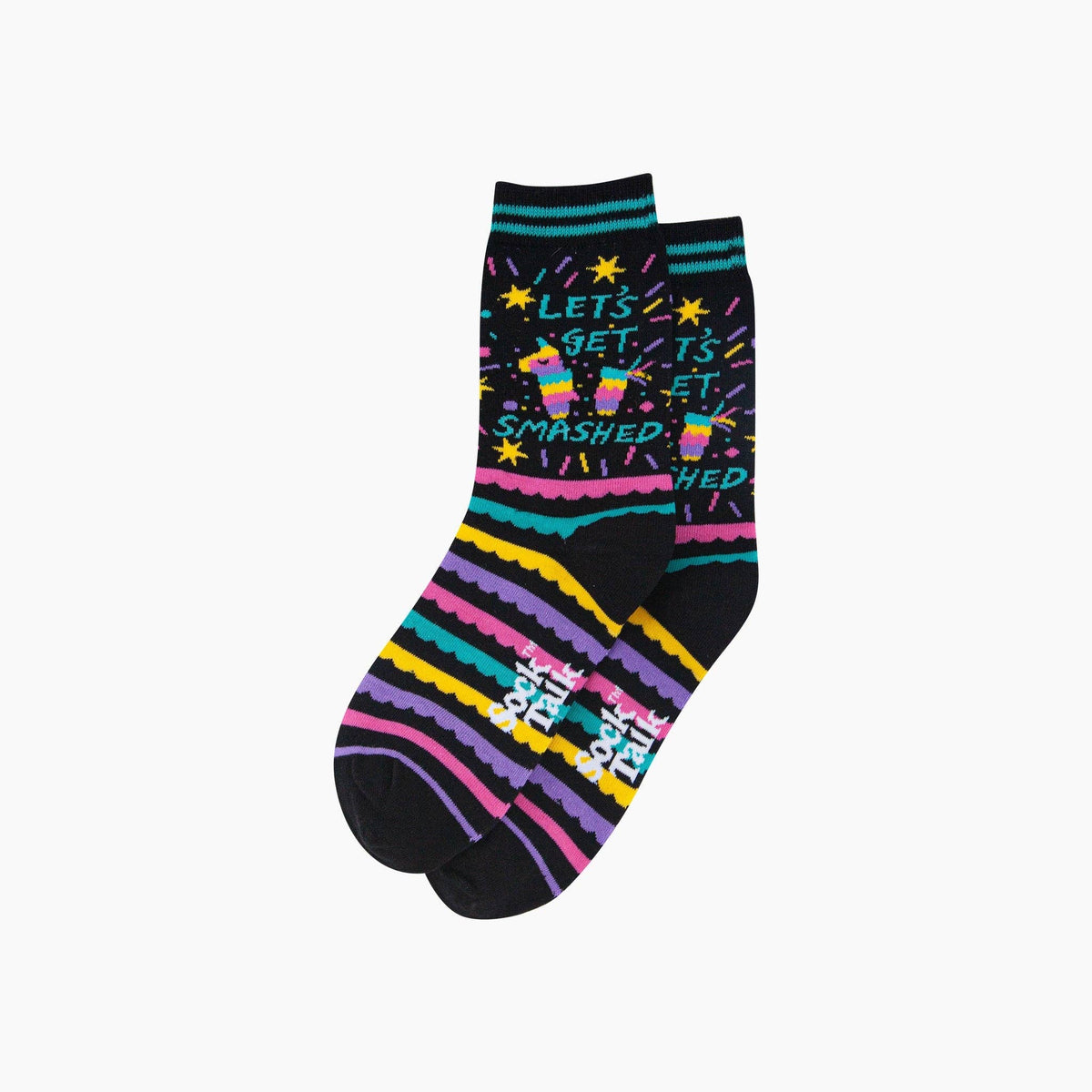 Pinata 'Let's Get Smashed - Funny Women's Socks | Laughing Sisters UK