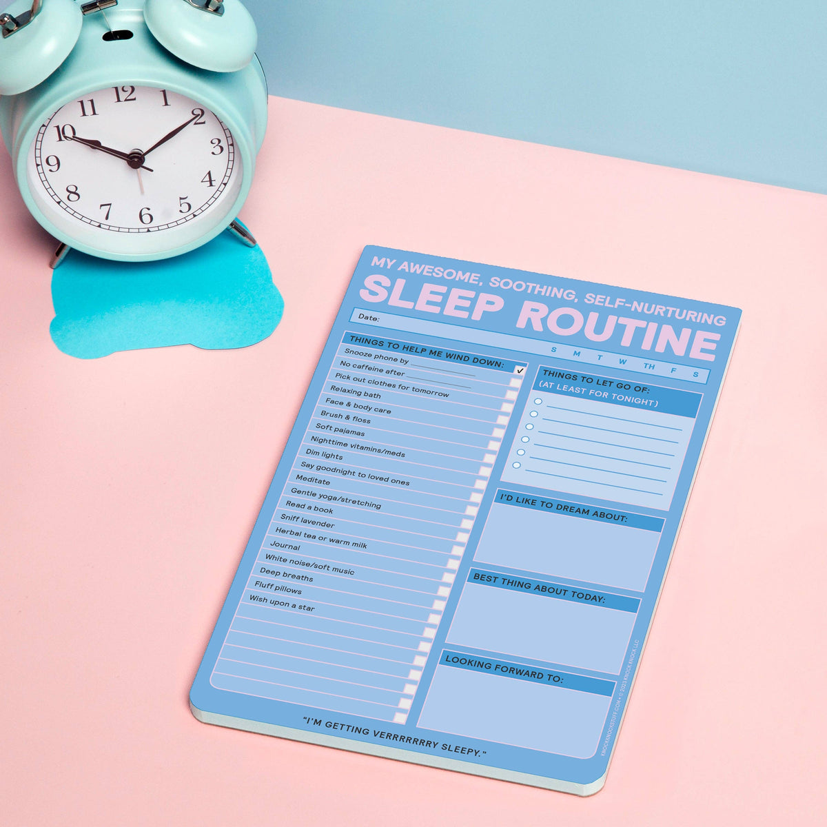 Sleep Routine Notepad | Laughing Sisters UK