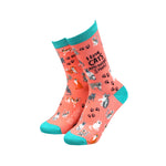 Crazy Cat Lady Note Pad & Socks Gift