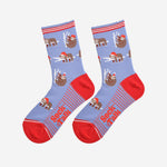 Christmas Sloth Women's Bamboo Socks | Laughing Sisters UK