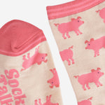 Pink Pig Women's Bamboo Socks | Laughing Sisters UK