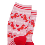 Lobster Love - Fun Women's Socks | Laughing Sisters UK