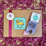 Dog Lovers Sock & Coaster Gift Set - Gift Box