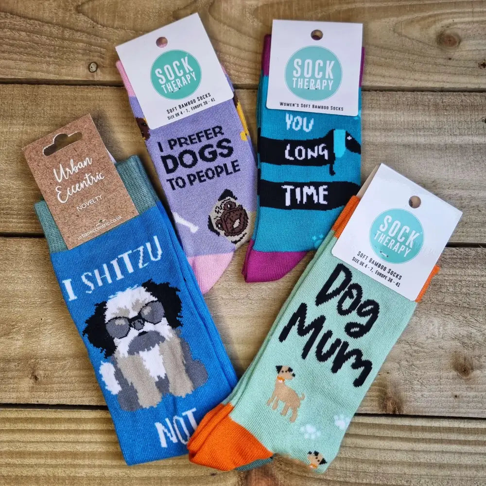 Dog Lovers Sock & Coaster Gift Set - Gift Box