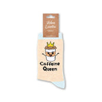 Caffeine Queen Funny Womens Socks | Laughing Sisters UK