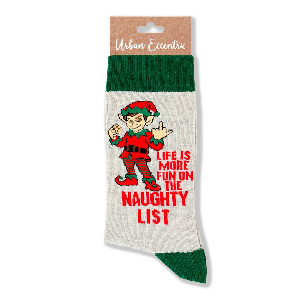 'Life Is Better On The Naughty List' Socks