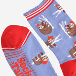 Christmas Sloth Women's Bamboo Socks | Laughing Sisters UK