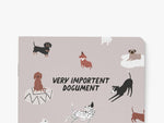 'Very Important Dogument' Notebook | Laughing Sisters UK