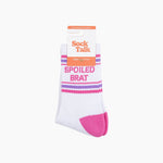 Spoiled Brat - Organic Cotton Sports Socks - Funny gift for daughter or girlfriend | Laughing Sisters UK