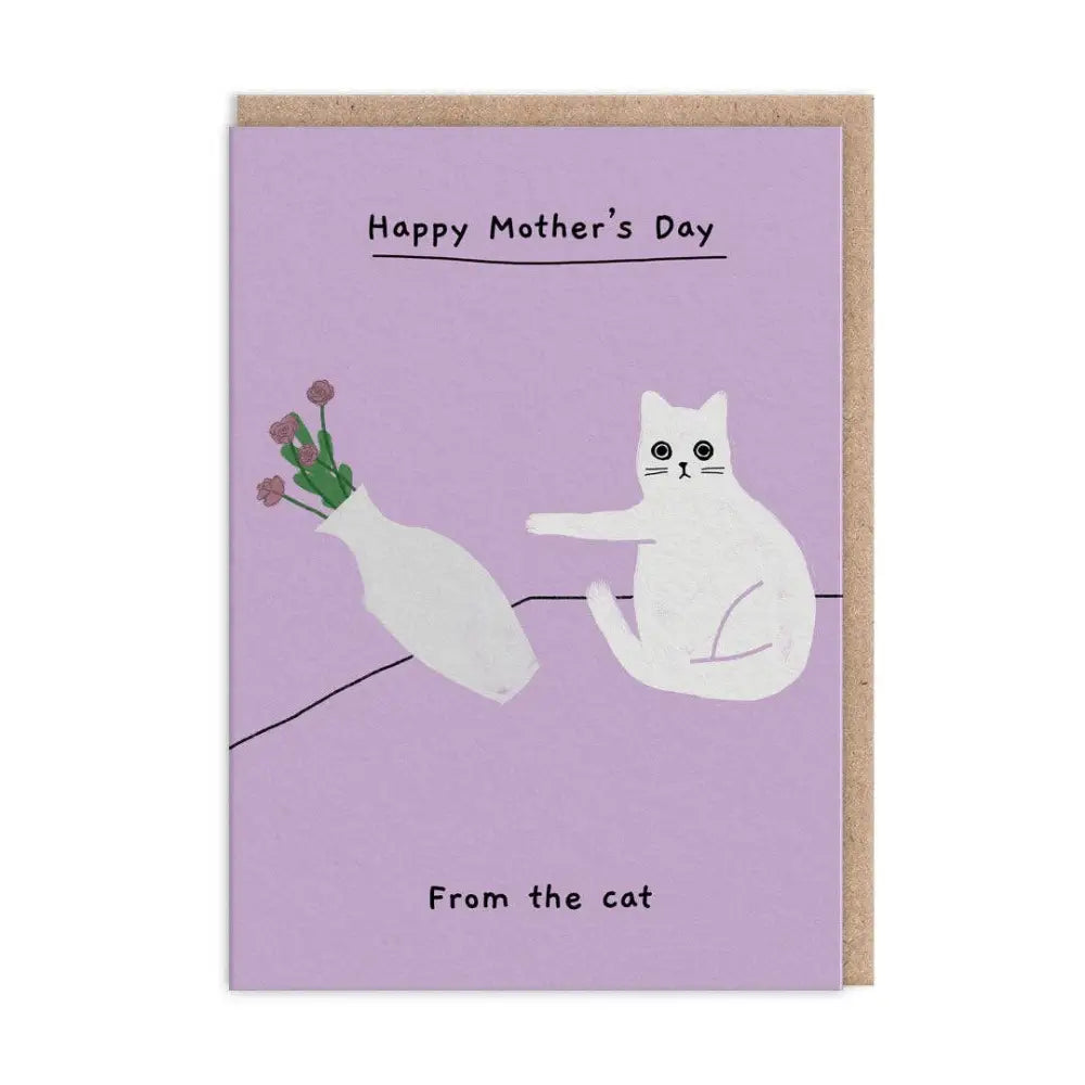Happy Mother’s Day From The Cat Greeting Card - Cards