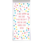 'A wise woman' magnetic bookmark - sweary gift for book lovers